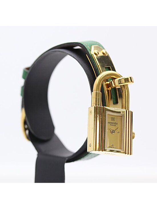Hermes Kelly Watch Quartz Gold Dial main image 4